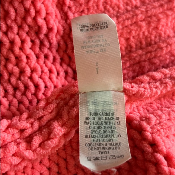 Aerie Hot Pink Oversized Sweater Size L - Picture 8 of 8